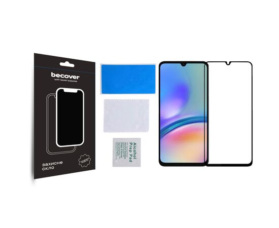 Стекло защитное BeCover Samsung Galaxy A05 SM-A055/A05s SM-A057 Black (710157), изображение 3 Стекло защитное BeCover Samsung Galaxy A05 SM-A055/A05s SM-A057 Black (710157), изображение 3