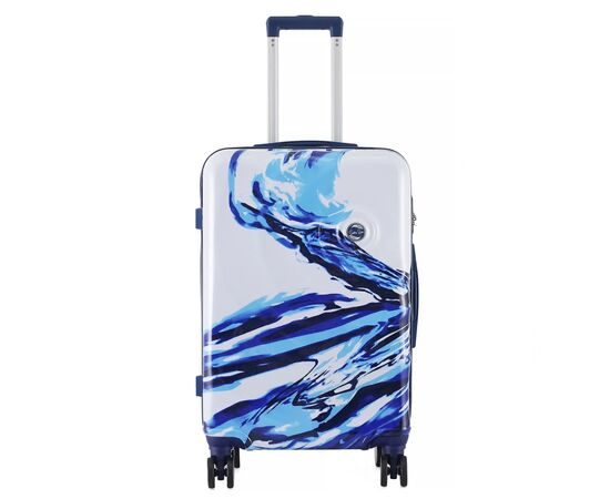 Валіза Semi Line Print 24" M White/Blue (T5653-2), зображення 2 Валіза Semi Line Print 24" M White/Blue (T5653-2), зображення 2