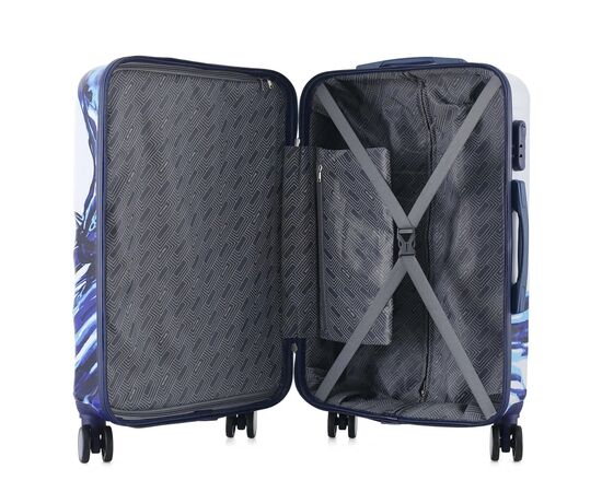 Валіза Semi Line Print 24" M White/Blue (T5653-2), зображення 6 Валіза Semi Line Print 24" M White/Blue (T5653-2), зображення 6