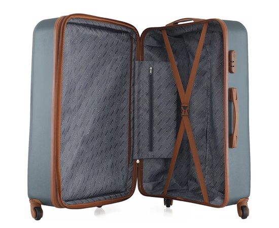 Валіза Semi Line 28" L Green-Grey (T5584-6), зображення 6 Валіза Semi Line 28" L Green-Grey (T5584-6), зображення 6