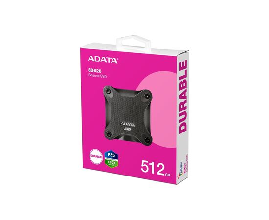 Накопитель SSD USB 3.2 512GB SD620 ADATA (SD620-512GCBK), изображение 6 Накопитель SSD USB 3.2 512GB SD620 ADATA (SD620-512GCBK), изображение 6