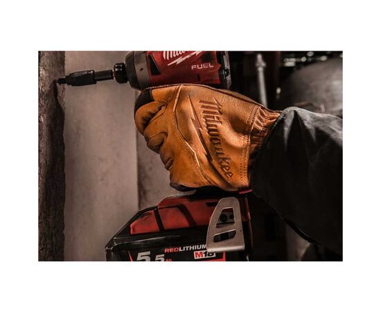 Защитные перчатки Milwaukee шкіряні, 10/XL (4932478125), изображение 4 Защитные перчатки Milwaukee шкіряні, 10/XL (4932478125), изображение 4