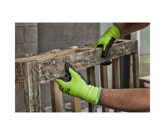 Защитные перчатки Milwaukee сигнальні з рівнем опору порізам 2, размер L/9 (4932479923), изображение 2 Защитные перчатки Milwaukee сигнальні з рівнем опору порізам 2, размер L/9 (4932479923), изображение 2