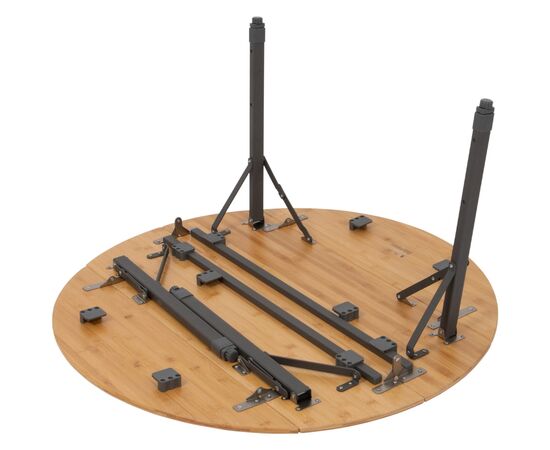 Туристический стол Bo-Camp Poundbury Круглий 90 x 90 cm Коричневий (1404656), изображение 6 Туристический стол Bo-Camp Poundbury Круглий 90 x 90 cm Коричневий (1404656), изображение 6