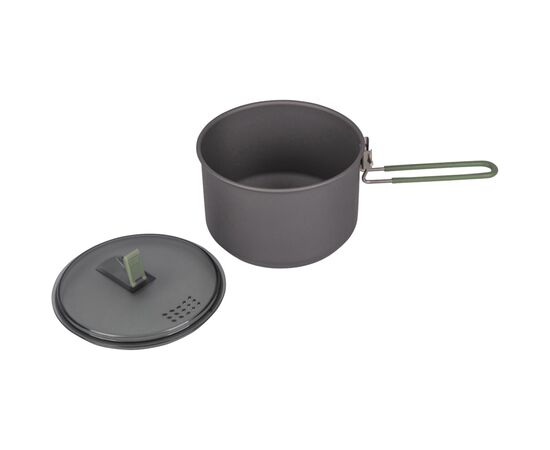 Котел туристический Bo-Camp Explorer Hard Anodized 1 л Сірий/Зелений (2200236), изображение 3 Котел туристический Bo-Camp Explorer Hard Anodized 1 л Сірий/Зелений (2200236), изображение 3