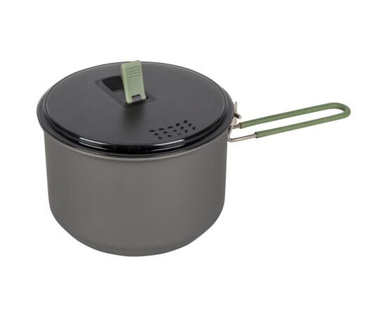 Котел туристический Bo-Camp Explorer Hard Anodized 1 л Сірий/Зелений (2200236)