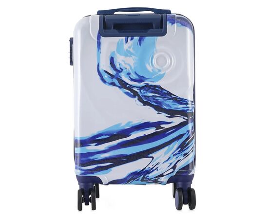 Чемодан Semi Line Print 20" S White/Blue (T5653-1), изображение 3 Чемодан Semi Line Print 20" S White/Blue (T5653-1), изображение 3