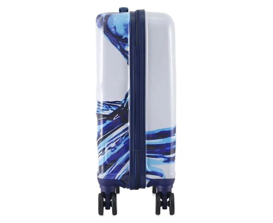 Чемодан Semi Line Print 20" S White/Blue (T5653-1), изображение 5 Чемодан Semi Line Print 20" S White/Blue (T5653-1), изображение 5