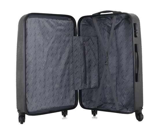 Чемодан Semi Line 24" M Black (T5580-4), изображение 6