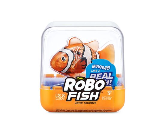 Интерактивная игрушка Pets & Robo Alive S3 - Роборыбка (оранжевая) (7191-5)