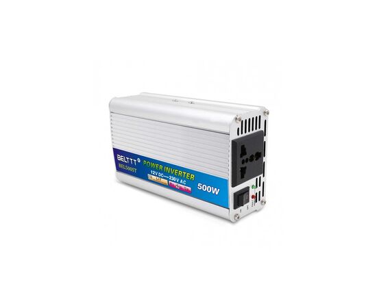 Автомобільний інвертор Belttt 500W, модифікована синусоїда (BEL500ST), зображення 2 Автомобільний інвертор Belttt 500W, модифікована синусоїда (BEL500ST), зображення 2