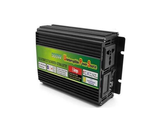 Автомобильный инвертор Belttt с зарядным устройством 500W, модифицированная синусоида (BEU-500L), изображение 2 Автомобильный инвертор Belttt с зарядным устройством 500W, модифицированная синусоида (BEU-500L), изображение 2