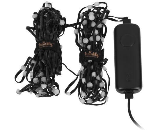 Гирлянда Twinkly Smart LED Dots Lights RGB 200 Gen II, IP44, 10м, прозрачный (TWD200STP-BEU), изображение 2 Гирлянда Twinkly Smart LED Dots Lights RGB 200 Gen II, IP44, 10м, прозрачный (TWD200STP-BEU), изображение 2