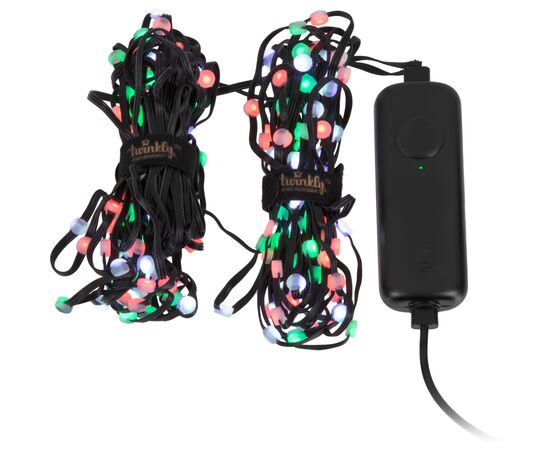 Гирлянда Twinkly Smart LED Dots Lights RGB 200 Gen II, IP44, 10м, прозрачный (TWD200STP-BEU), изображение 3 Гирлянда Twinkly Smart LED Dots Lights RGB 200 Gen II, IP44, 10м, прозрачный (TWD200STP-BEU), изображение 3