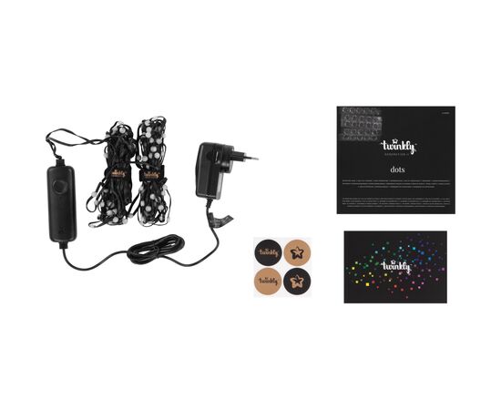 Гирлянда Twinkly Smart LED Dots Lights RGB 200 Gen II, IP44, 10м, прозрачный (TWD200STP-BEU), изображение 4 Гирлянда Twinkly Smart LED Dots Lights RGB 200 Gen II, IP44, 10м, прозрачный (TWD200STP-BEU), изображение 4