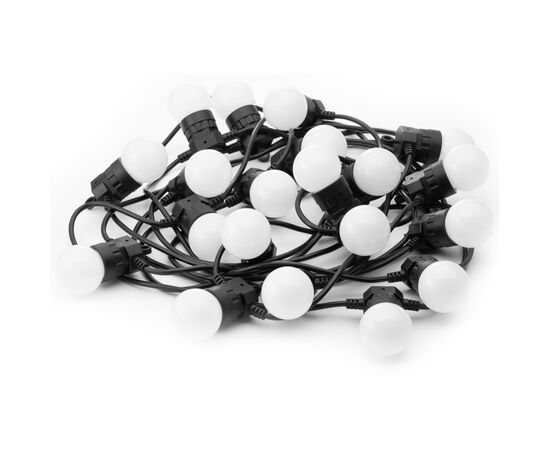 Гирлянда Twinkly Smart LED Twinkly Festoon RGB 20, G45, Gen II, IP44, 10м, черный (TWF020STP-BEU), изображение 2 Гирлянда Twinkly Smart LED Twinkly Festoon RGB 20, G45, Gen II, IP44, 10м, черный (TWF020STP-BEU), изображение 2