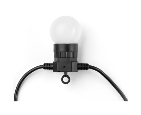 Гирлянда Twinkly Smart LED Twinkly Festoon RGB 20, G45, Gen II, IP44, 10м, черный (TWF020STP-BEU), изображение 7 Гирлянда Twinkly Smart LED Twinkly Festoon RGB 20, G45, Gen II, IP44, 10м, черный (TWF020STP-BEU), изображение 7