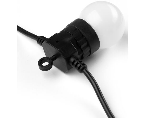 Гирлянда Twinkly Smart LED Twinkly Festoon RGB 20, G45, Gen II, IP44, 10м, черный (TWF020STP-BEU), изображение 9 Гирлянда Twinkly Smart LED Twinkly Festoon RGB 20, G45, Gen II, IP44, 10м, черный (TWF020STP-BEU), изображение 9