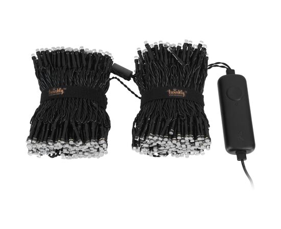 Гирлянда Twinkly Smart LED Strings RGBW 600, Gen II, IP44, длина 48м, черный (TWS600SPP-BEU), изображение 2 Гирлянда Twinkly Smart LED Strings RGBW 600, Gen II, IP44, длина 48м, черный (TWS600SPP-BEU), изображение 2