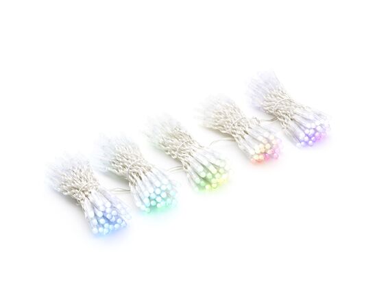 Гирлянда Twinkly PRO Smart LED Curtain RGB 250, AWG22, IP65, прозрачный (TWP-CU-CA-05X50STP-T), изображение 3 Гирлянда Twinkly PRO Smart LED Curtain RGB 250, AWG22, IP65, прозрачный (TWP-CU-CA-05X50STP-T), изображение 3