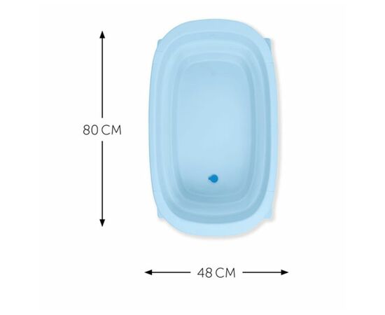 Ванночка Hauck Wash N Fold M Light Blue (72702-7), зображення 3 Ванночка Hauck Wash N Fold M Light Blue (72702-7), зображення 3