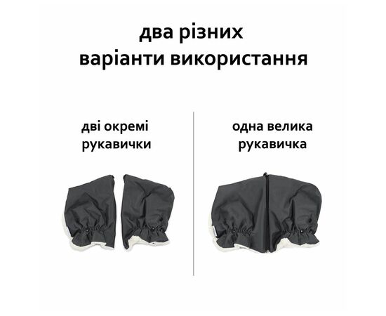 Муфта для рук Hauck Grab Me рукавички (61849-3), зображення 5 Муфта для рук Hauck Grab Me рукавички (61849-3), зображення 5