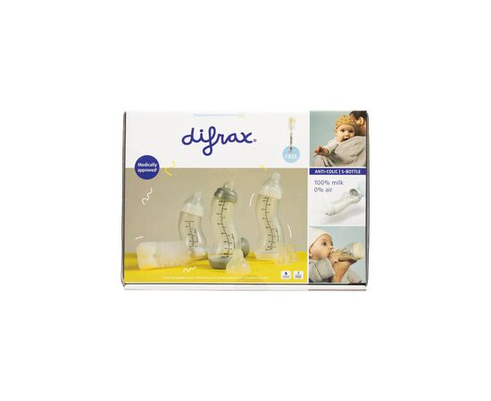 Набор для кормления новорожденных Difrax 3шт антиколочные бутылочки, щеточки для чистки, 2шт маленькие соски (601), изображение 9 Набор для кормления новорожденных Difrax 3шт антиколочные бутылочки, щеточки для чистки, 2шт маленькие соски (601), изображение 9