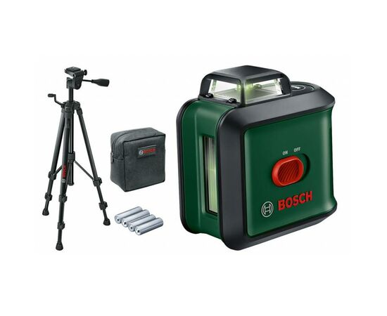 Лазерний нівелір Bosch UniversalLevel 360 Set, 24м, штатив TT150, зелений промінь (0.603.663.E03), зображення 3 Лазерний нівелір Bosch UniversalLevel 360 Set, 24м, штатив TT150, зелений промінь (0.603.663.E03), зображення 3