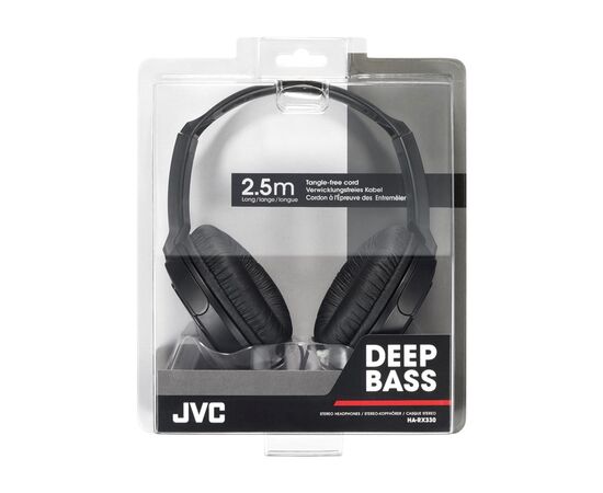 Навушники JVC HA-RX330 Black (HA-RX330-E), зображення 2