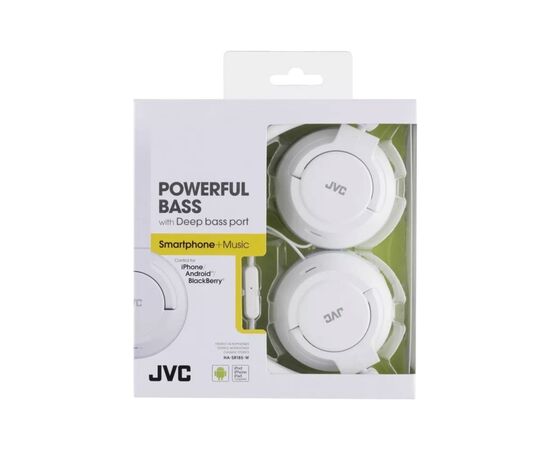 Навушники JVC HA-SR185 White (HA-SR185-W EF), зображення 2 Навушники JVC HA-SR185 White (HA-SR185-W EF), зображення 2