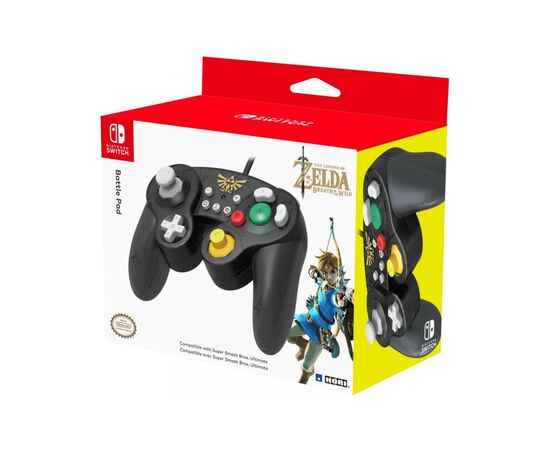 Геймпад Hori Battle Pad (Zelda) for Nintendo Switch (NSW-108U), изображение 3 Геймпад Hori Battle Pad (Zelda) for Nintendo Switch (NSW-108U), изображение 3