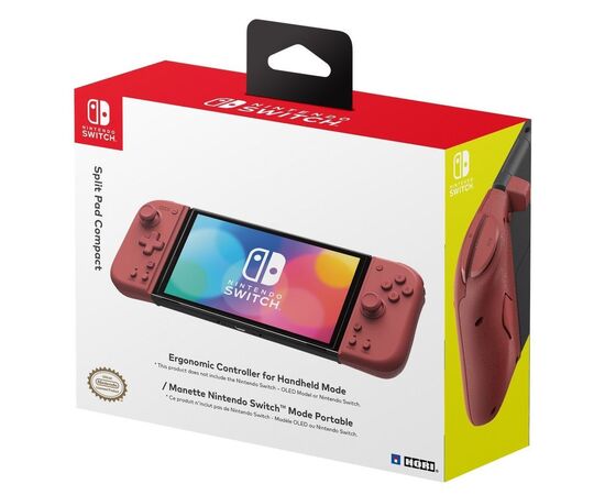 Геймпад Hori Split Pad Compact (Apricot Red) for Nintendo (NSW-398U), зображення 5 Геймпад Hori Split Pad Compact (Apricot Red) for Nintendo (NSW-398U), зображення 5