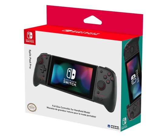 Геймпад Hori Split Pad Pro (Transparent Black Edition) for Nintendo (NSW-298U), зображення 5 Геймпад Hori Split Pad Pro (Transparent Black Edition) for Nintendo (NSW-298U), зображення 5