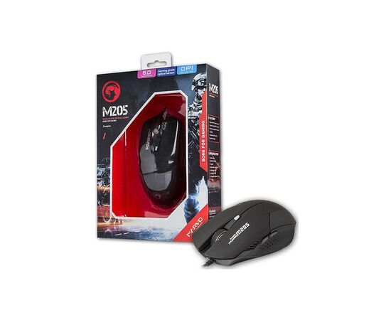 Мышка Marvo M205BK USB Black (M205BK), изображение 4 Мышка Marvo M205BK USB Black (M205BK), изображение 4