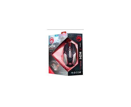 Мышка Marvo M314 USB Black (M314), изображение 3 Мышка Marvo M314 USB Black (M314), изображение 3