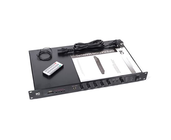 Усилитель ITC 120 Вт з USB/SD/TUNER (T-120TB), изображение 7 Усилитель ITC 120 Вт з USB/SD/TUNER (T-120TB), изображение 7