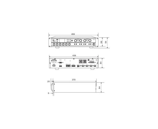 Усилитель ITC 4х120 Вт (T-4120UC), изображение 2 Усилитель ITC 4х120 Вт (T-4120UC), изображение 2