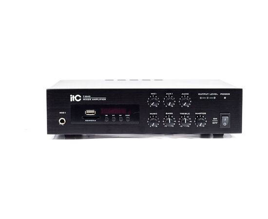 Усилитель ITC 40 Вт з USB/SD (T-B40), изображение 3 Усилитель ITC 40 Вт з USB/SD (T-B40), изображение 3