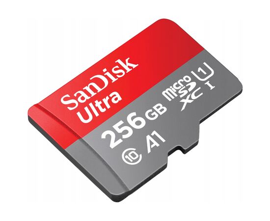 Карта памяти SanDisk 256GB microSDXC class 10 UHS-I Ultra (SDSQUAC-256G-GN6MA), изображение 3 Карта памяти SanDisk 256GB microSDXC class 10 UHS-I Ultra (SDSQUAC-256G-GN6MA), изображение 3