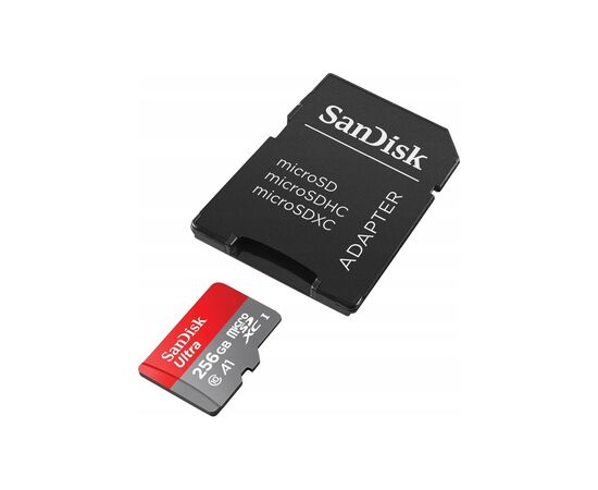 Карта памяти SanDisk 256GB microSDXC class 10 UHS-I Ultra (SDSQUAC-256G-GN6MA), изображение 4 Карта памяти SanDisk 256GB microSDXC class 10 UHS-I Ultra (SDSQUAC-256G-GN6MA), изображение 4