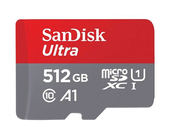 Карта памяти SanDisk 512GB microSDXC class 10 UHS-I Ultra (SDSQUAC-512G-GN6MA), изображение 2 Карта памяти SanDisk 512GB microSDXC class 10 UHS-I Ultra (SDSQUAC-512G-GN6MA), изображение 2