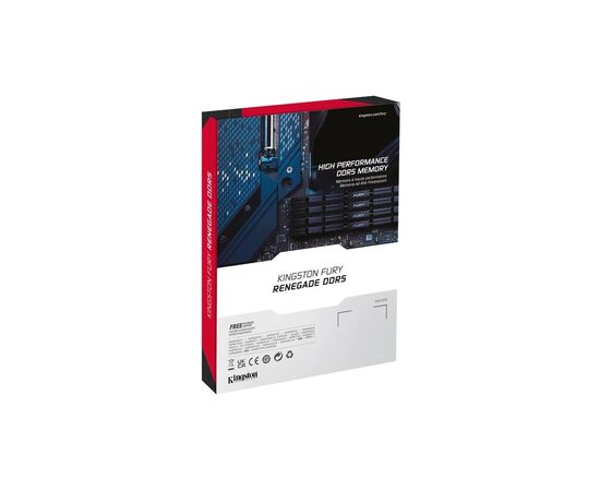 Модуль памяти для компьютера DDR5 48GB 6000 MHz Renegade Silver XMP Kingston Fury (ex.HyperX) (KF560C32RS-48), изображение 8 Модуль памяти для компьютера DDR5 48GB 6000 MHz Renegade Silver XMP Kingston Fury (ex.HyperX) (KF560C32RS-48), изображение 8