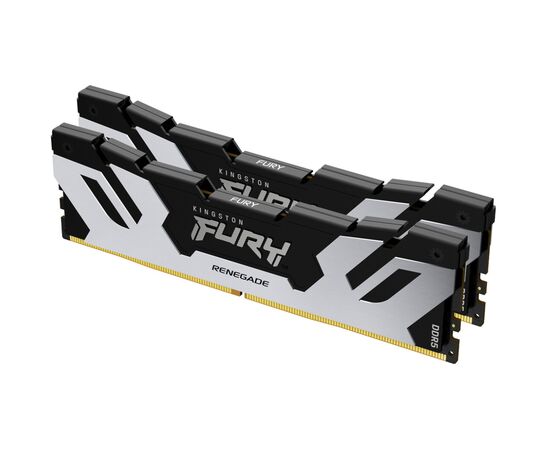 Модуль памяти для компьютера DDR5 48GB (2x24GB) 6400 MHz Renegade Silver XMP Kingston Fury (ex.HyperX) (KF564C32RSK2-48)