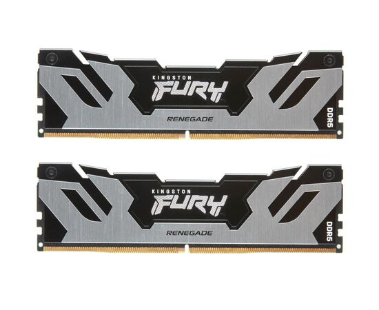 Модуль памяти для компьютера DDR5 48GB (2x24GB) 7200 MHz Renegade Silver XMP Kingston Fury (ex.HyperX) (KF572C38RSK2-48)