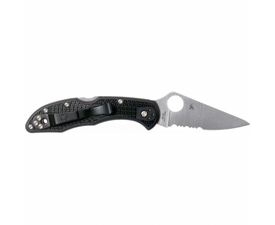 Нож Spyderco Delica 4 Lightweight Thin Red Line (C11FPSBKRD), изображение 2 Нож Spyderco Delica 4 Lightweight Thin Red Line (C11FPSBKRD), изображение 2
