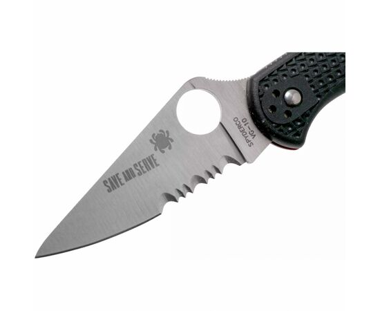Нож Spyderco Delica 4 Lightweight Thin Red Line (C11FPSBKRD), изображение 3 Нож Spyderco Delica 4 Lightweight Thin Red Line (C11FPSBKRD), изображение 3