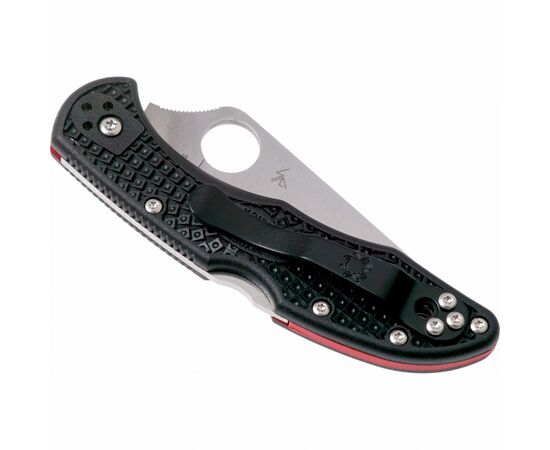 Нож Spyderco Delica 4 Lightweight Thin Red Line (C11FPSBKRD), изображение 7 Нож Spyderco Delica 4 Lightweight Thin Red Line (C11FPSBKRD), изображение 7
