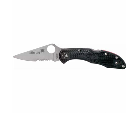 Нож Spyderco Delica 4 Lightweight Thin Red Line (C11FPSBKRD)