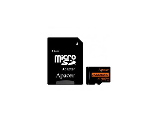Карта пам'яті Apacer 256GB microSD class 10 UHS-I U3 (AP256GMCSX10U8-R)