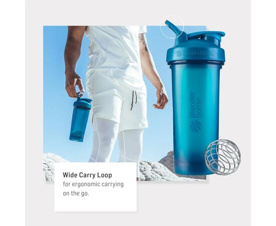 Шейкер спортивный BlenderBottle Pro45 1270ml Ocean Blue (Pro45_Ocean_Blue), изображение 4 Шейкер спортивный BlenderBottle Pro45 1270ml Ocean Blue (Pro45_Ocean_Blue), изображение 4